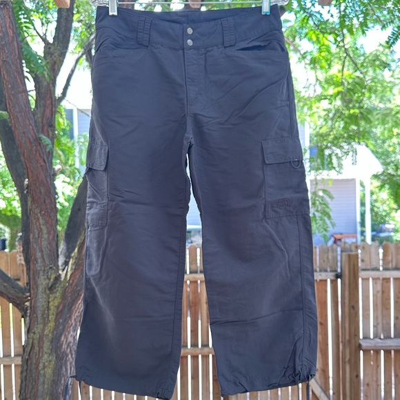The North Face BLACK Hiking Trekking Climbing Capris size 10 - Picture 10 of 16